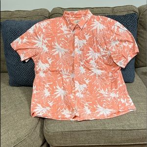 American Eagle Outfitter; seriously soft floral short sleeve button up; XL
